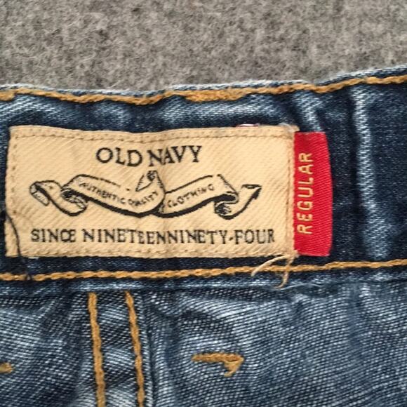 Old Navy Boys 5 Shorts Blue Carpenter Loop Denim Adjustable 100% Cotton Utility - Picture 3 of 11